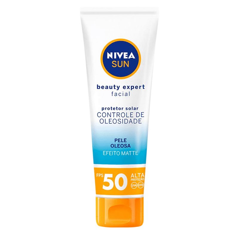 Protetor-Solar-Nivea-Sun-Facial-Beauty-Expert-Pele-Pele-Oleaosa-FPS50-50ml