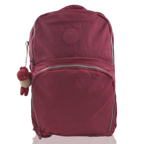 Mochila-Luxcel-Crinkle-Vinho