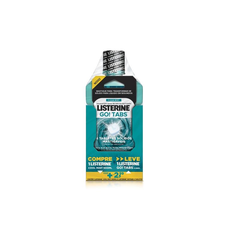 Antisseptico-Bucal-Listerine-Cool-Mint-500ml--Listerine-Go--Tabs-4-Unidades-Por-R-299