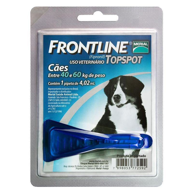 Antipulgas-e-Carrapatos-Frontline-Top-Spot-para-Caes-40-A-60kg