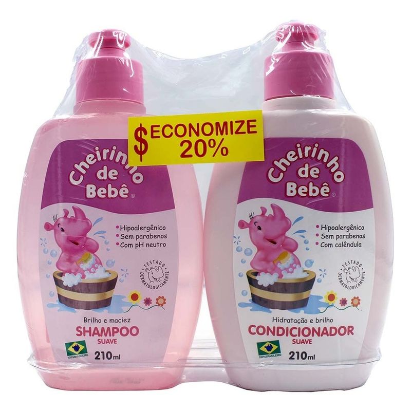 Shampoo-Condicionador-Cheirinho-de-Bebe-Rosa-210ml
