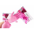Luva Proced Unigloves 100un M Pink
