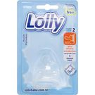 Bico Mamadeira Lolly Baby Silicone Ortodôntico N2