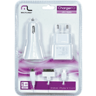 Carregador 3 Em 1 Multilaser Micro Usb/ Ios4/ Ios5 CB068