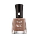 Esmalte Risqué Diamond Gel Couro Nude 9,5ml