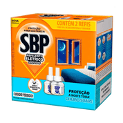 Inseticida SBP 45 Noites Refil Cheiro Suave+50% Desconto no Segundo Refil