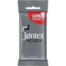 Preservativo Jontex Lubrificado 8 Unidades
