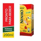 Bebida Láctea UHT Ninho Morango com Banana 200ml