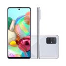 Smartphone Samsung Galaxy A71 Prata Android 10.0 128GB 4G Câmera Quadrupla 64MP Tela 6.7