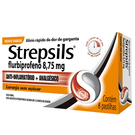 Strepsils 8,75mg Laranja 8 Pastilhas