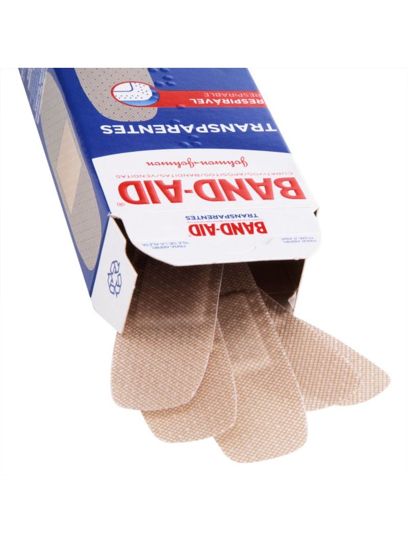 Ofertas de Curativos Band-Aid extragrande, transparente com 10 unidades