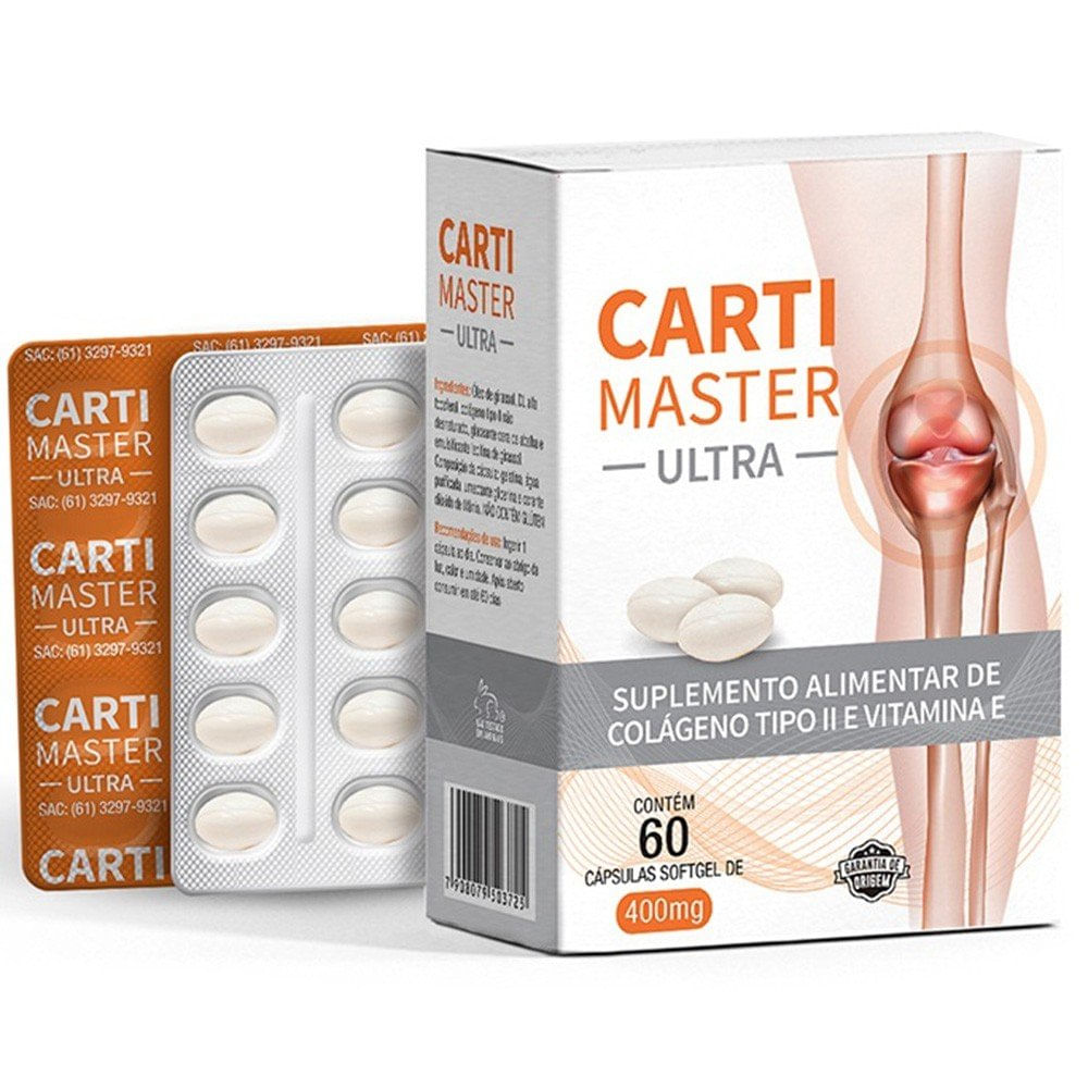 Carti master Cúrcuma 60 Cápsulas - Farmácia Indiana