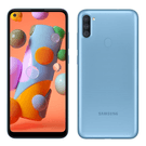 Smartphone Samsung Galaxy A11 Azul 64GB 4G Tela 6.4 Câmera Tripla