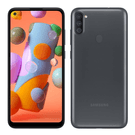 Smartphone Samsung Galaxy A11 64GB 4G Tela 6.4 Câmera Tripla Preto