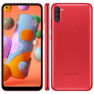 Samsung Galaxy A11 64GB 4G Vermelho Octa-Core Câmera Tripla Tela 6.4