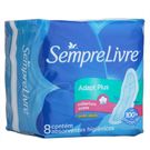 Absorvente Sempre Livre Adapt Plus Suave Sem Abas 8un