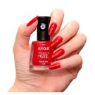 Esmalte Risqué Diamod Gel Cereja 9,5ml+Esmalte Risqué Diamod Gel Top Coat Fixador Preço Especial