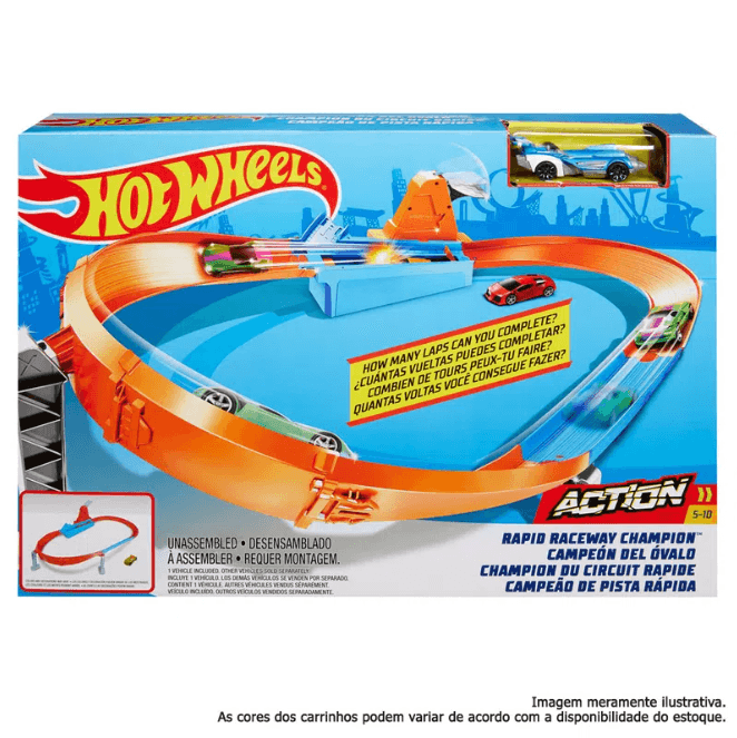 Pista Hot Wheels Action Campeonato Mattel-Farmácia Indiana