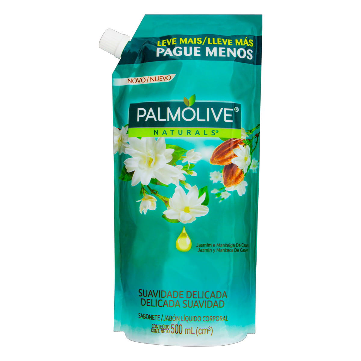 Sabonete Líquido Palmolive Naturals Refil Jasmim 500ml