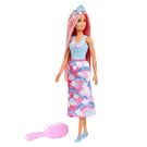 Barbie Princesa Dreamtopia Cabelos Coloridos Penteados