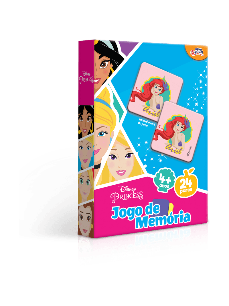 Jogo Da Memória Disney Princesas 54 Cartelas Grow Nfe