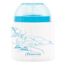 Mamadeira Lillo Fiona Bico Ortodôntico Silicone Clássica Azul 240ml