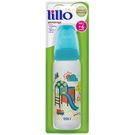 Mamadeira Lillo Bico Ortodôntico Silicone Divertida Azul 250ml