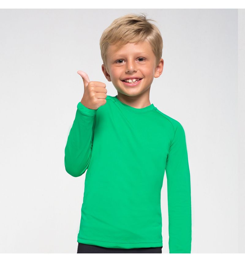Camisa-Uvpro-Verde-Folha-Infantil