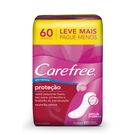 Protetor Diário Carefree Proteção Sem Perfume 60un