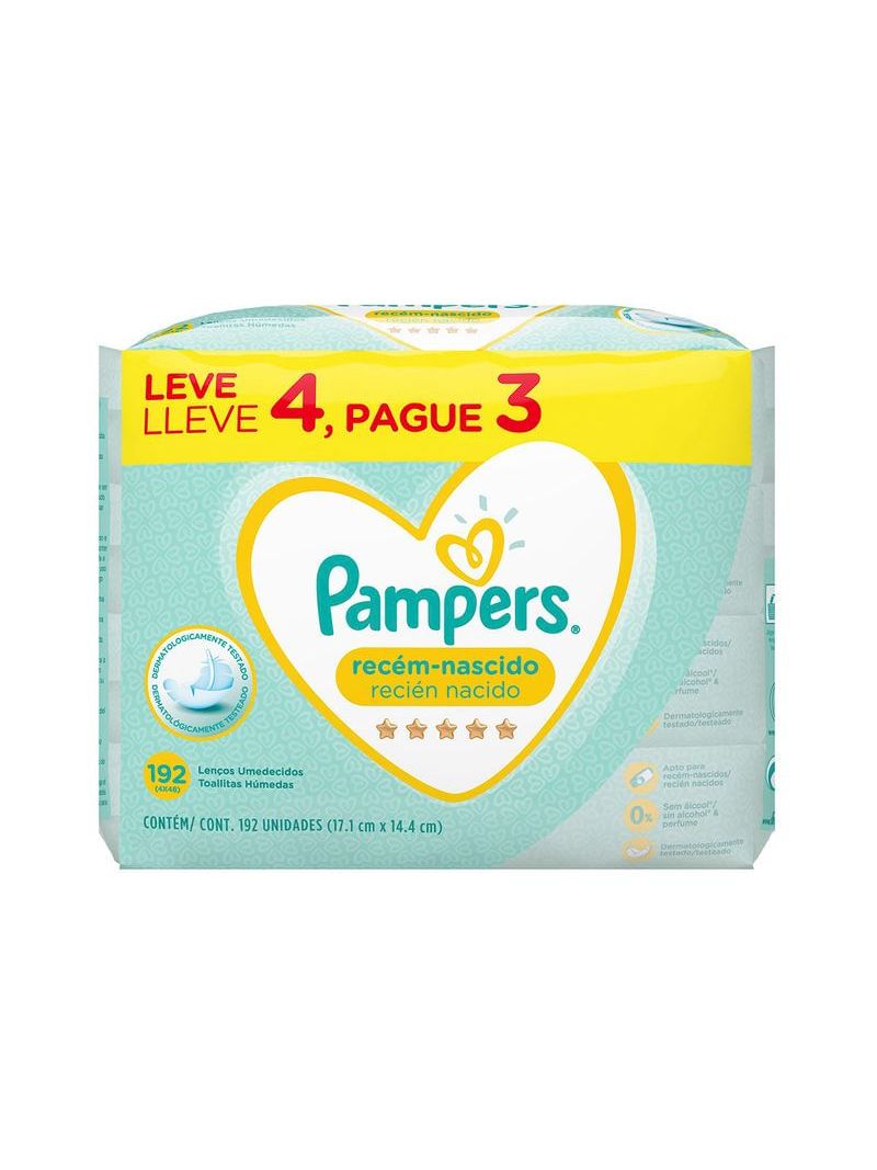 Comprar Toallitas Húmedas Pampers Sensitive - 192 Unidades