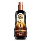 Protetor Solar Australian Gold FPS8 Spray Gel Instant Bronzer 237g