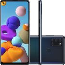 Samsung Galaxy A21S 64GB 4G Preto Câmera Traseira 48+8+2+2MP Tela 6.5"
