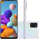 Samsung Galaxy A21S 64GB 4G Branco Câmera Traseira 48MP+8MP+2MP+2MP Tela 6.5"