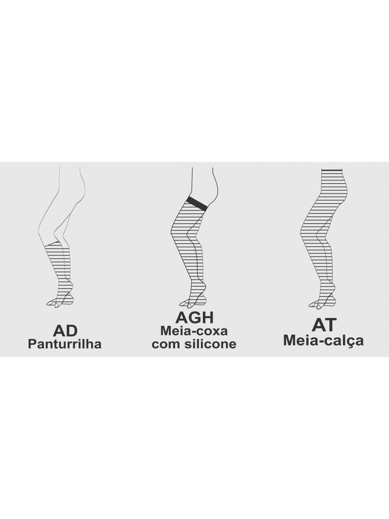 Meia Calça 30-40 mmHg 6000 Cor: Bege