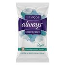 Lenços Umedecidos Always 16 Unidades