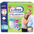 Fralda Geriátrica Lifree Extra Absorção G 7 Unidades