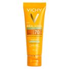 Protetor Solar Vichy Idéal Soleil FPS70 Purify Pele Média 40g