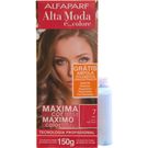 Tintura Alta Moda 7.0 Louro+Ampola de Tratamento 150g