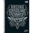 Caderno Tilibra D+ Capa Dura Masculino 10 Matérias 200 Folhas
