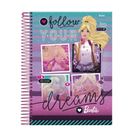 Caderno Foroni Capa Dura Barbie 96 Folhas