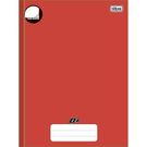 Caderno Tilibra Capa Dura Vermelho Sem Pauta 96 Folhas