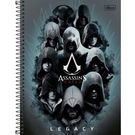 Caderno Tilibra Capa Dura Assassins Creed 200 Folhas