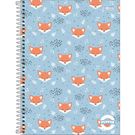 Caderno Tilibra 10 Matéria Feminino Pepper 160 Folhas