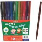 Caneta Hidrográfica Leonora 24 Cores
