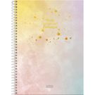 Caderno Foroni Tie Dye Capa Dura Sortido 1 matéria 80 Folhas