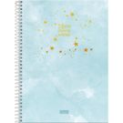 Caderno Foroni Tie Dye Capa Dura Sortido 1 matéria 80 Folhas