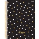 Caderno São Domingos Happen Capa Dura Sortido 10 Matérias 160 Folhas