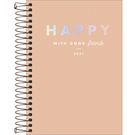 Agenda Tilibra Happy Capa Dura Espiral Sortida 176 Folhas