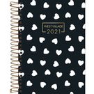 Agenda Tilibra West Village Capa Dura Espiral Sortida 176 Folhas
