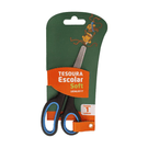 Tesoura Escolar Leo&Leo Soft Inox